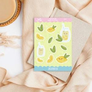 Lemonade Sticker Set - Stickers, Journal Stickers, Planner Stickers