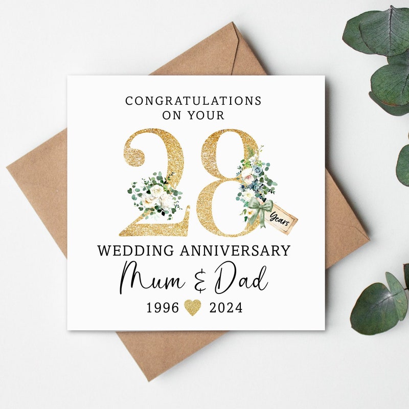28th Wedding Anniversary Gifts 60  Gift Ideas for 2025