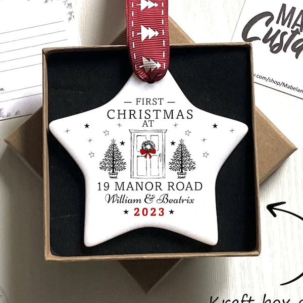 First Christmas In Our New Home | New Home Gift | New Home Tree Decoration | New Home Bauble | Couples Gift | New Home Gifts | New Home