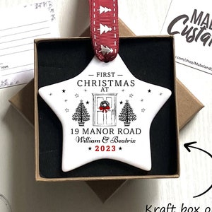 First Christmas In Our New Home | New Home Gift | New Home Tree Decoration | New Home Bauble | Couples Gift | New Home Gifts | New Home
