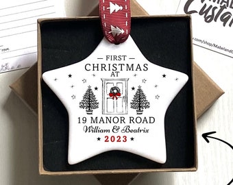 First Christmas In Our New Home | New Home Gift | New Home Tree Decoration | New Home Bauble | Couples Gift | New Home Gifts | New Home