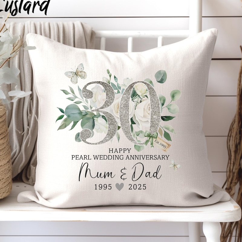 4th Anniversary Cushions Etsy
