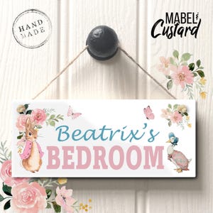 Personalised Bedroom Door Sign | Personalised Room Sign | Bedroom Door ...