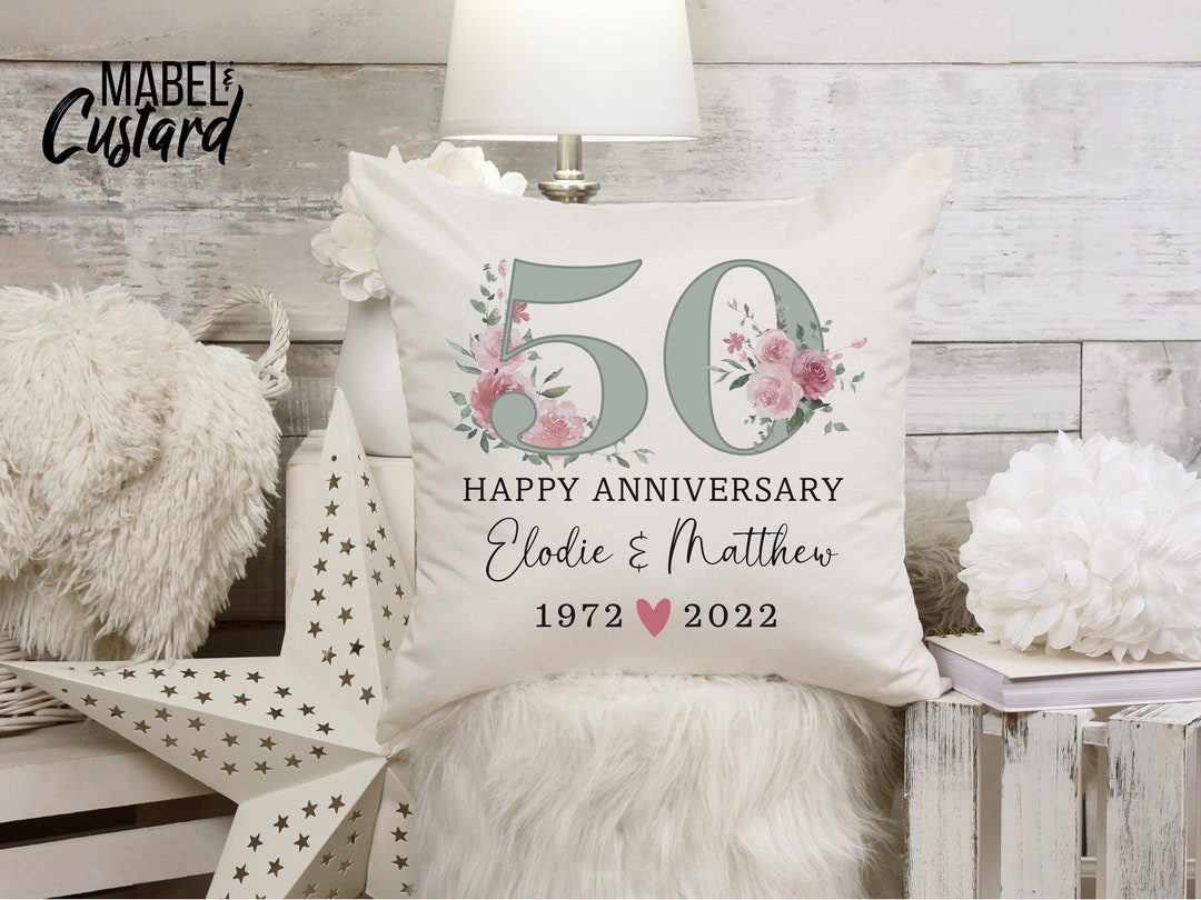 Golden Wedding Anniversary Gift | 50th Wedding Anniversary Gift