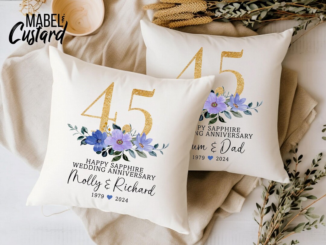 45th Wedding Anniversary Gift Sapphire Anniversary Gift 45th