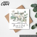 Personalised Emerald Wedding Anniversary Card, Personalised Card, 55th Wedding Anniversary Card, Emerald Anniversary, 55th Anniversary