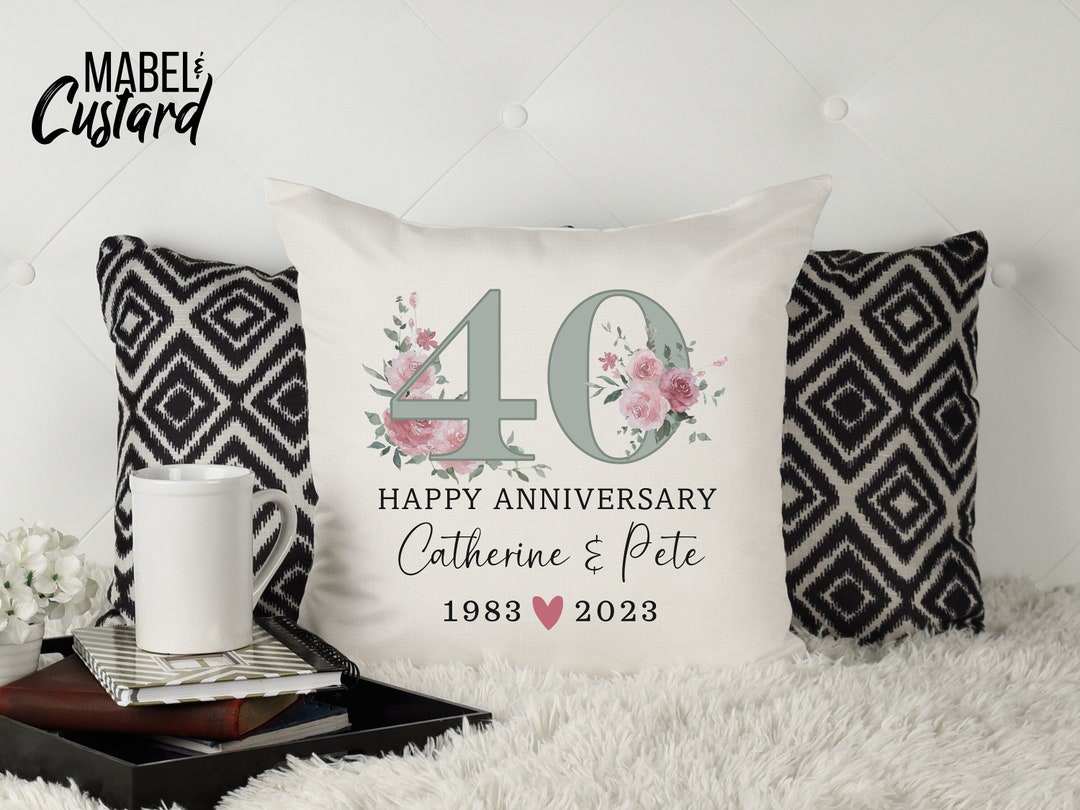 Ruby Wedding Anniversary Gift, Ruby Anniversary, 40th Wedding ...