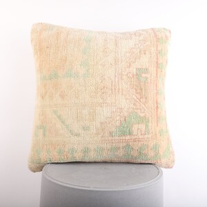 Bohemian Kilim Pillow, Turkish Kilim Pillow, Handmade Kilim Pillow, 18x18 Pillow Case, Boho Pillow, Cushion Cover, Home Decor, Couch Pillow