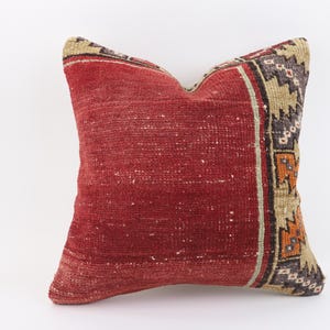 Handwoven Kilim Pillow, Bohemian Kilim Pillow, Turkish Kilim Pillow, Decorative Throw Pillow, Home Decor, Sofa Aztec Pillow, Cushion Cover