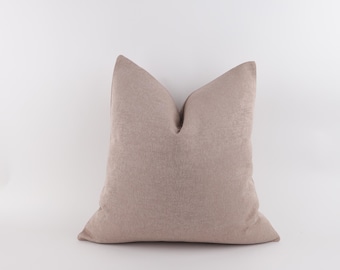 Taupe Pillowcase: Silk Pillow Cover