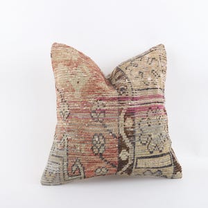 Ethnic Kilim Pillow, Turkish Kilim Pillow, Bohemian Kilim Pillow, Handmade Kilim Pillow, Cushion Cover, Home Decor, Sofa Aztec Pillow