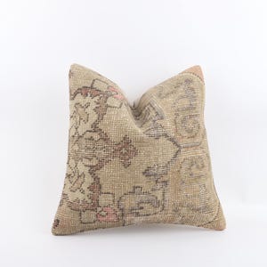 Turkish Kilim Pillow, Handmade Kilim Pillow, Bohemian Kilim Pillow, Home Decor, Tribal Boho Pillow, Cushion Cover, Sofa Aztec Pillow