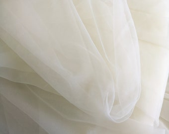 Champagne Tissu tulle doux, voiles de mariée de mariage robe tissu maillé, vêtements de bricolage fournitures couture