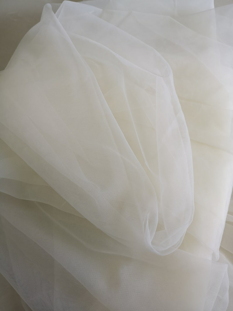 Tulle Champagne Foncé,Voiles Tulle Tissu,Tulle Doux,Robe de mariée Mesh Tulle image 7