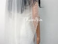 Pearl Beaded Bridal Veil,White Pearl Veil,Beaded Wedding Veil,One Tier Veil,Cathedral Veil,Ivory  Veil,Fingertip Veil,Delicate Edge Veil, product logo