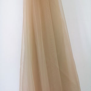 Tulle Champagne Foncé,Voiles Tulle Tissu,Tulle Doux,Robe de mariée Mesh Tulle image 9