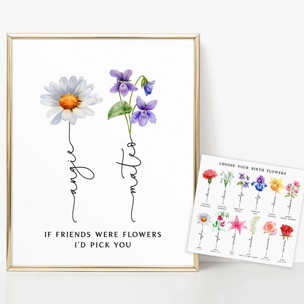 Best Friend Art Etsy