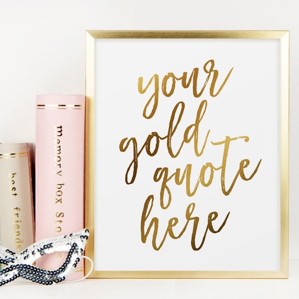 Faux Gold Foil - Etsy