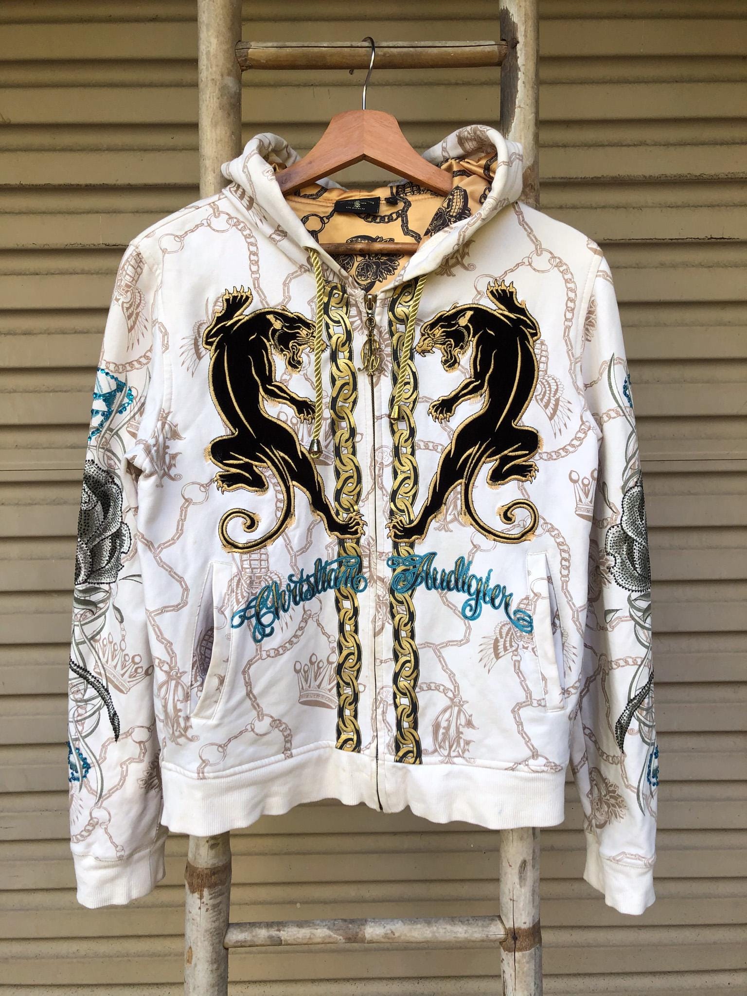 Christian Audigier Hoodie - Etsy