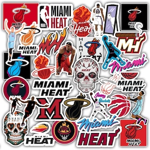 Set of Miami Vinyl Heat Aesthetic Sticker Pack of 33 pcs 2-2,5 inch