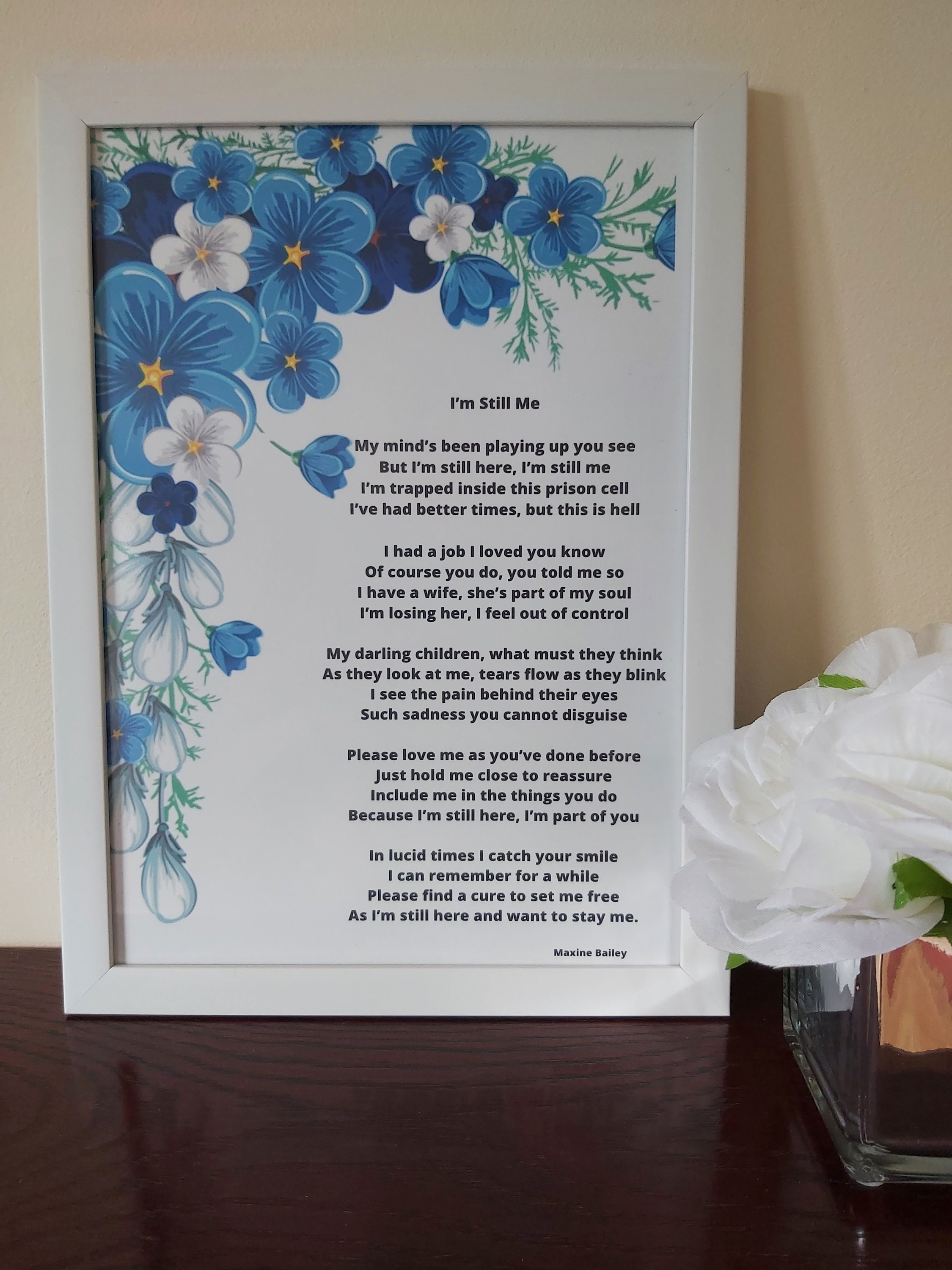 Alzheimers Poem - Etsy