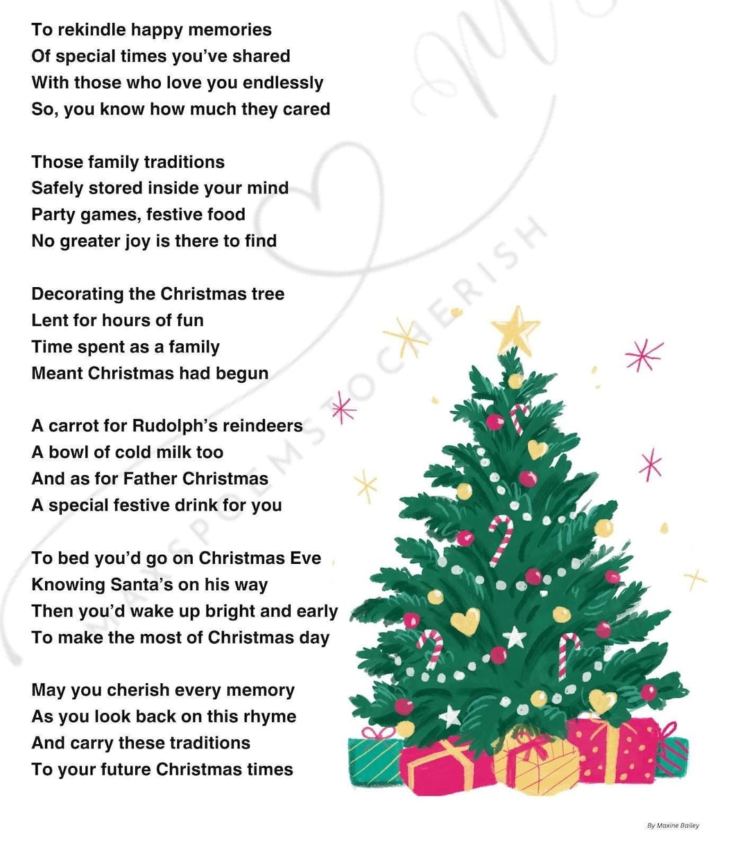Faccio Un Poesia Su Albero Di Natale Albero Poesia Di Natale Per