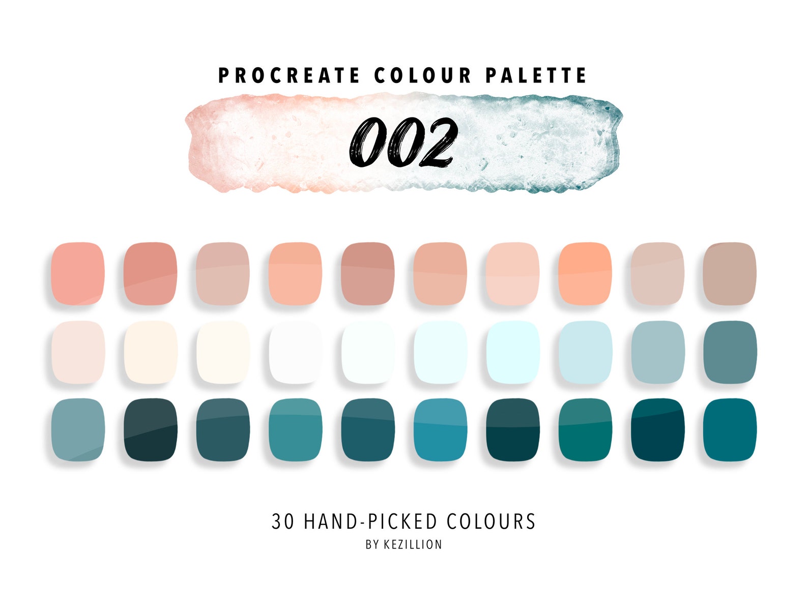 Colour Palette Bundle - Edition Four | Procreate | Digital Download ...