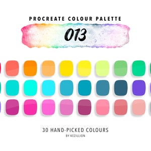 Procreate Colour Palette 013 | Digital Download | Swatches
