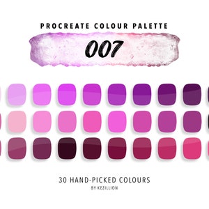 Procreate Color Palette 007 / Descarga digital / Muestras