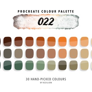 Procreate Colour Palette 022 | Digital Download | Swatches