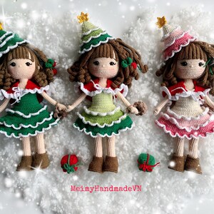 Noel Christmas Tree Crochet Doll Pattern, Amigurumi Doll Pattern, PDF English Tutorial image 10