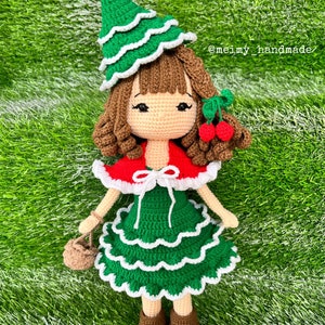 Noel Christmas Tree Crochet Doll Pattern, Amigurumi Doll Pattern, PDF English Tutorial image 7