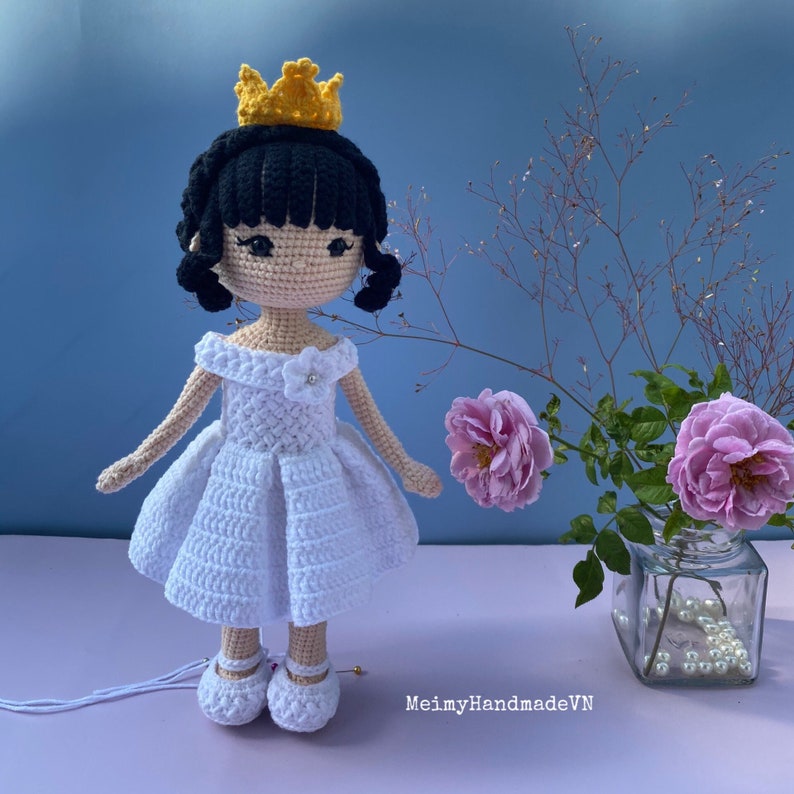 Emily Princess Doll Crochet Pattern Amigurumi Doll Pattern Etsy