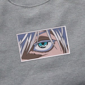 Anime Embroidered Sweatshirt, Embroidered Anime Shirt, Anime Shirt, Embroidered Shirt, Embroidered Hoodie, Anime Tee, Anime Shirt EJUJU100