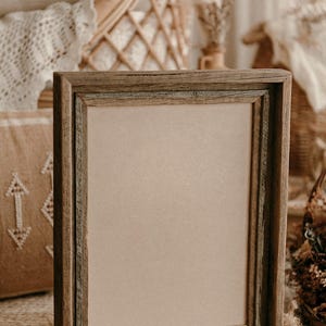 Stunning Wood Picture Frame | Rustic Frame