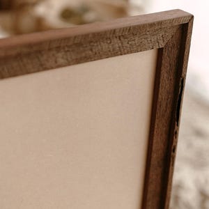Fotolijst van gerecycled hardhout, A3-formaat | Rustieke fotolijst | Handgemaakte fotolijst | Houten fotolijst