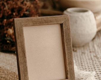Cadre photo rustique d'aspect naturel 5 x 7 po.