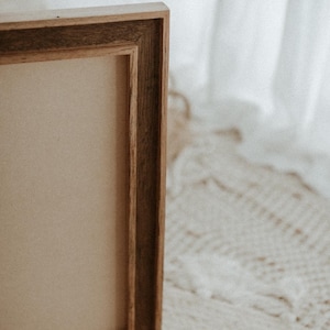 Rustieke hardhouten fotolijst: 11 x 14 inch | Rustieke fotolijst | Handgemaakte fotolijst | Houten fotolijst