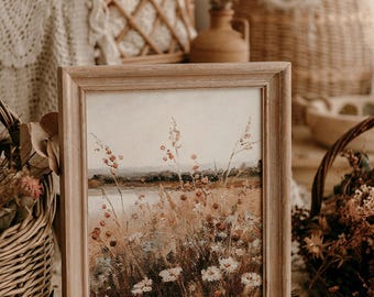 Cadre photo en bois recyclé vieilli : ferme française rustique (9 x 12 po.)