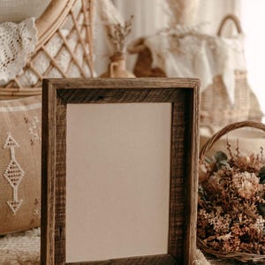 Wood Frame A4 size | Rustic Picture Frame