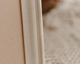 Cadre photo rustique en bois recyclé : style campagnard français vintage (5 x 7)