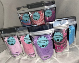 Bath Dust | Silky, Fragrant, and Colourful Bath Dust | Handmade, Strong Scented Bath Salts with Positive Benefits to Skin, Hair and Body