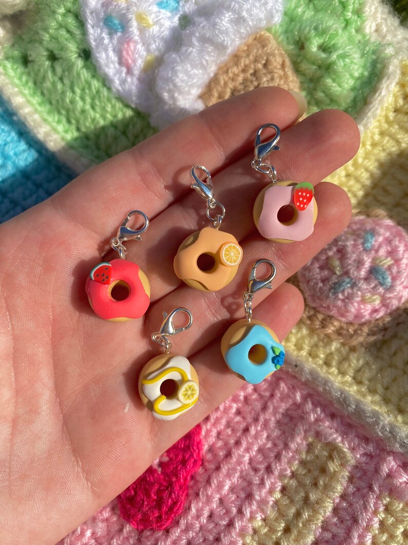 Mystery Stitch Markers Bag Polymer Clay Stitch Markers for Etsy UK