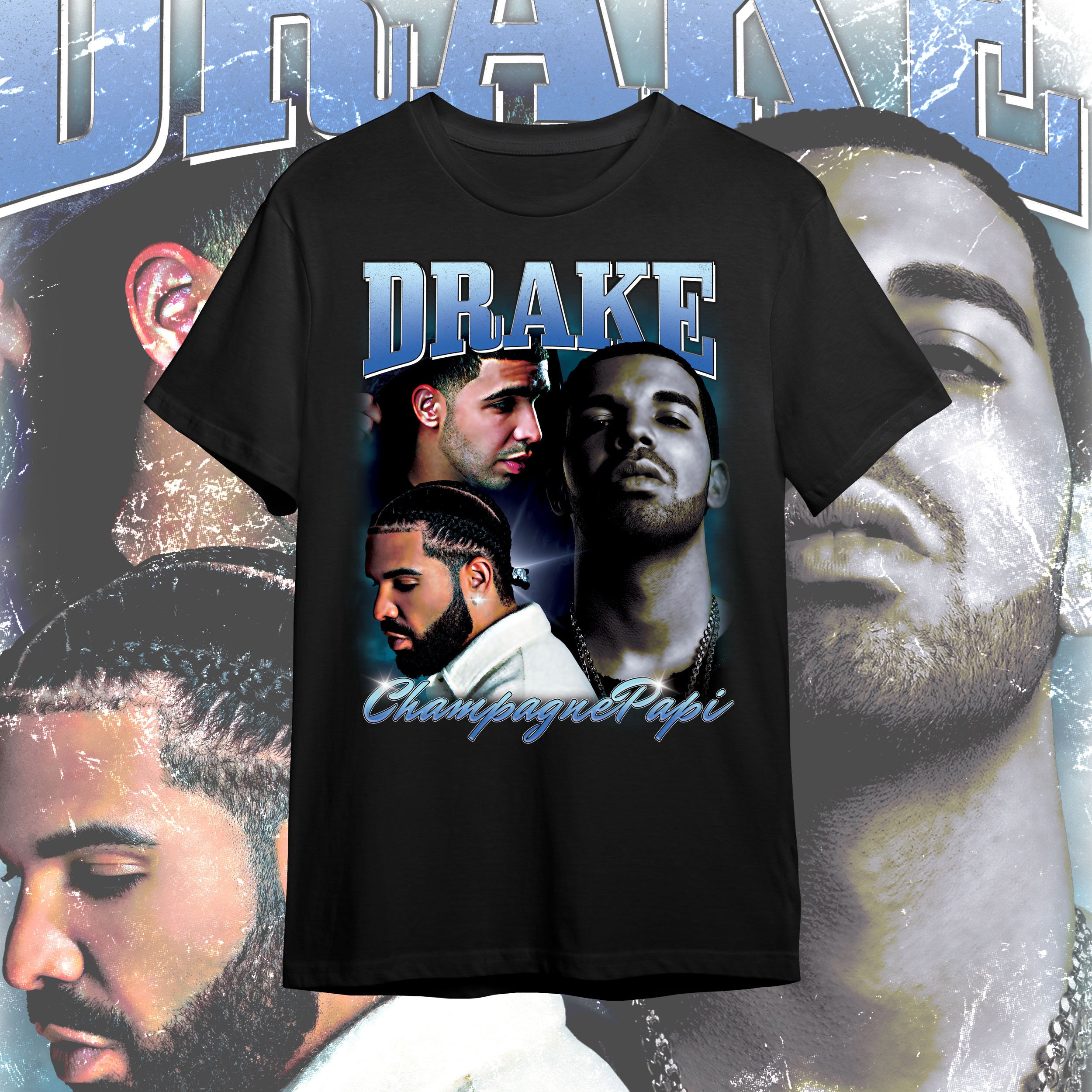 Drake Vintage Tee, Bootleg Shirt Png, 90s Shirt Png, Printable Rap Tee ...