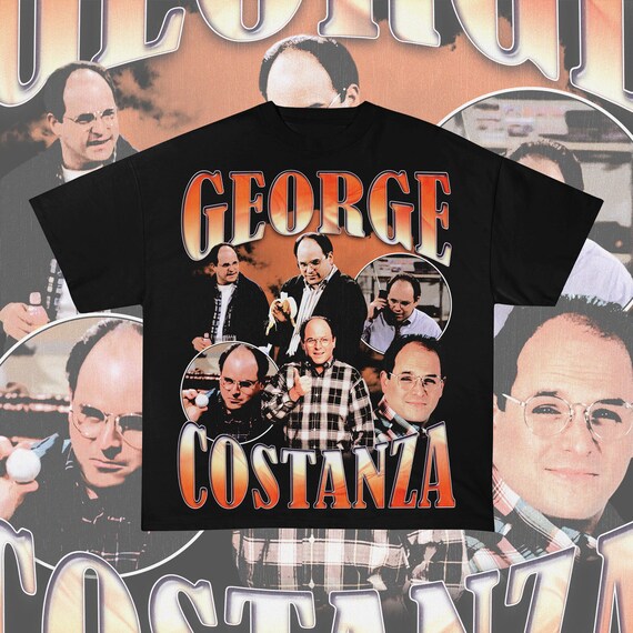 George Costanza Vintage T-shirt, Bootleg Shirt Png, 90s Rap Tee