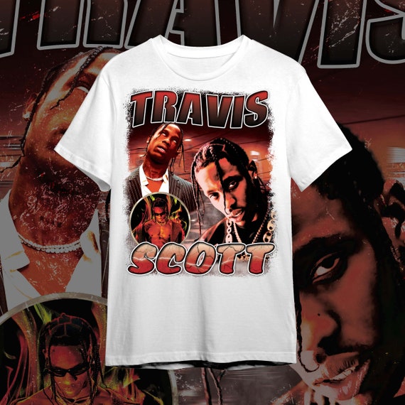 Retro Vintage Official Rapper Travis Scott Shirt - Limotees
