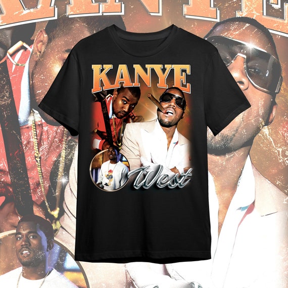 Kanye West Vintage Shirt Bootleg Shirt Png 90s Shirt Png - Etsy