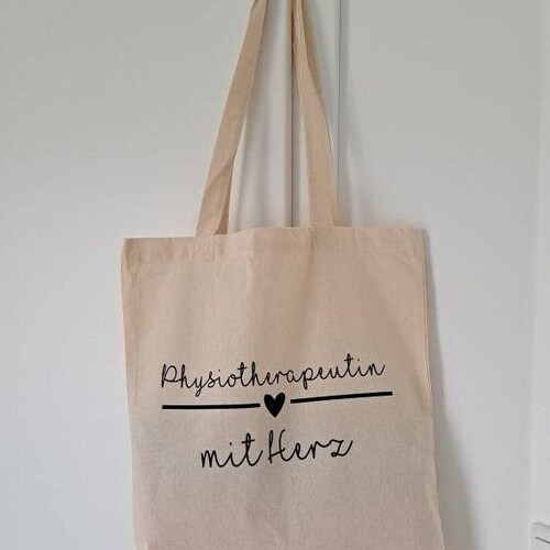 Jute bag, small gift, token of appreciation for a physiotherapist, occupational therapist, physiotherapists, daycare provider, teacher, colleague, doctor