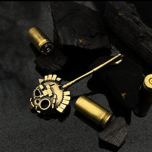 Howitzer Shell Keychain, Artillery Shell Keychain, Piece of Artillery Shell, Real Fired Howitzer Shell Piece, Severe Ukrainian Keychain