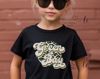 Toddler's Green Bay Shirt,  Toddler's Fine Jersey  Tee | Fall Shirt | Kid's Clothing, Retro Greenbay Shirt for Kids, Gift for Kids, Cute Tee